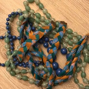 Lot of necklaces (vintage and world market)